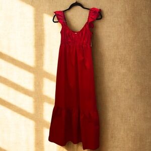 10. NWT Universal Thread Red Maxi Dress (X-Small)